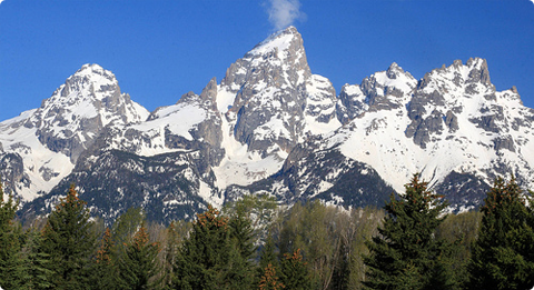 The Grand Tetons are our back porch.